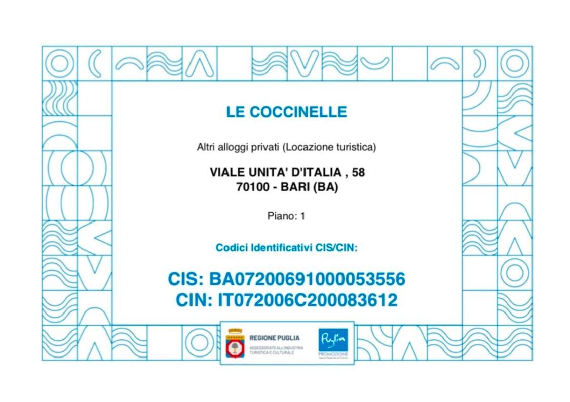 B&B Le Coccinelle Bari Exterior foto